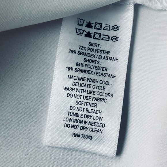 NWT Tommy Bahama Everyday Active Skort XL UPF 50 Sport Golf Tennis White Skirt - Picture 8 of 13